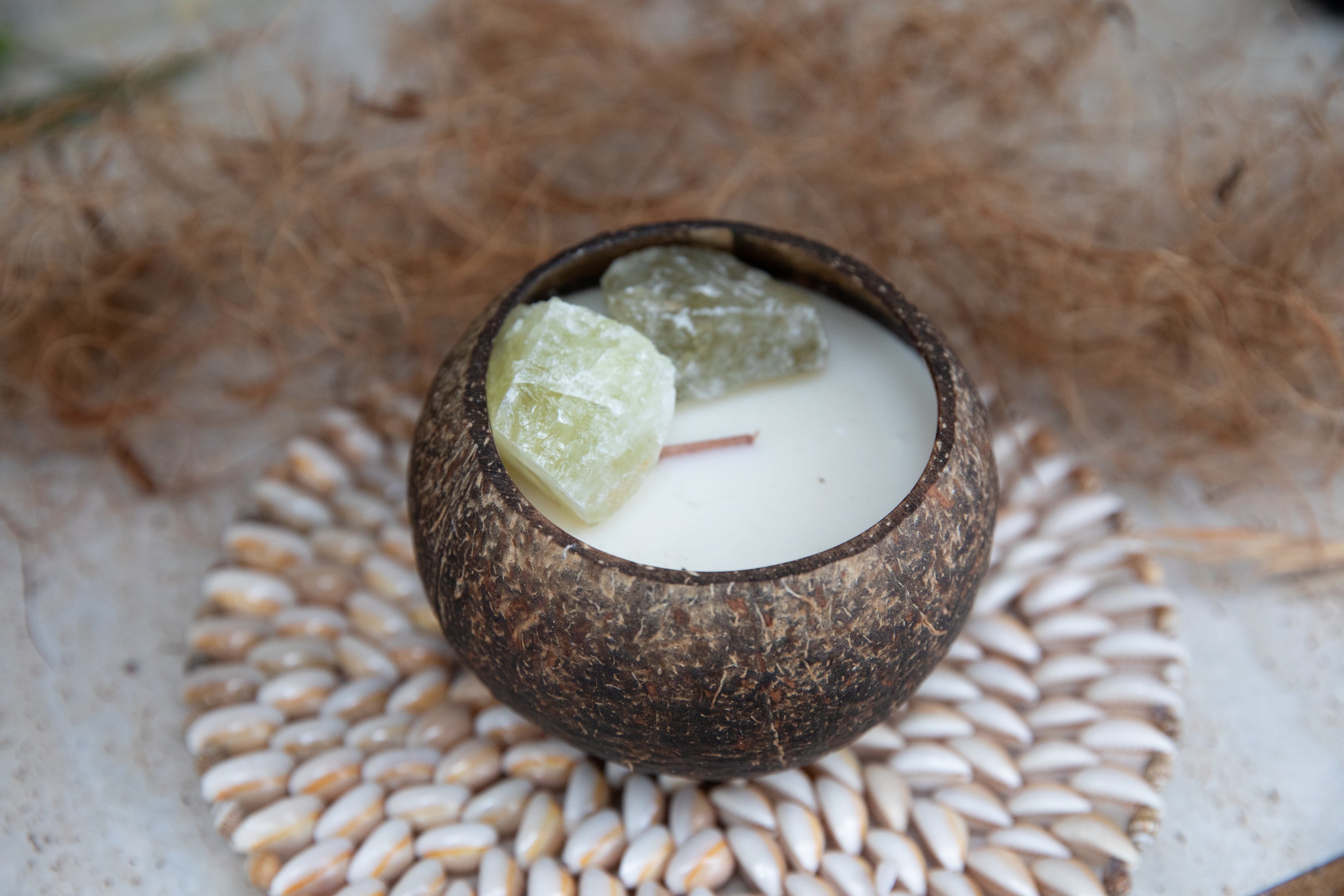 Crystal Candle Making Kit - Starter DIY Kit With Soy Wax & 60ml Scent