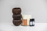 Candle Making Kit – 6 Mini Coconut Cups