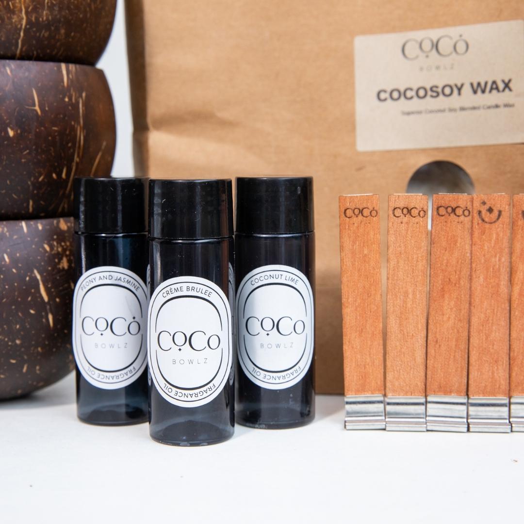 Candle Making Kit – 6 Mini Coconut Cups