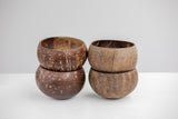 Natural JUMBO Coconut Bowls Set of Four