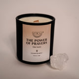 The Power of Prayers Candle + Clear Quartz Crystal