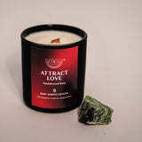 Attract Love Candle + Ruby Zoisite Crystal