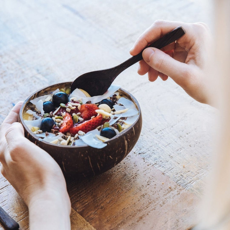 Dark Coconut Palm Wood Spoon