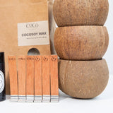 Candle Making Kit – Combo 3 Smooth & 3 Natural Coconut Bowls