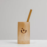 Bamboo Cup, Bamboo Straw and Bamboo Spoon