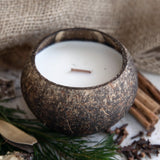 Clove Cinnamon Coconut Shell Candle