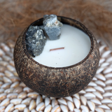 Labradorite Crystal Coconut Candle (Transformation)