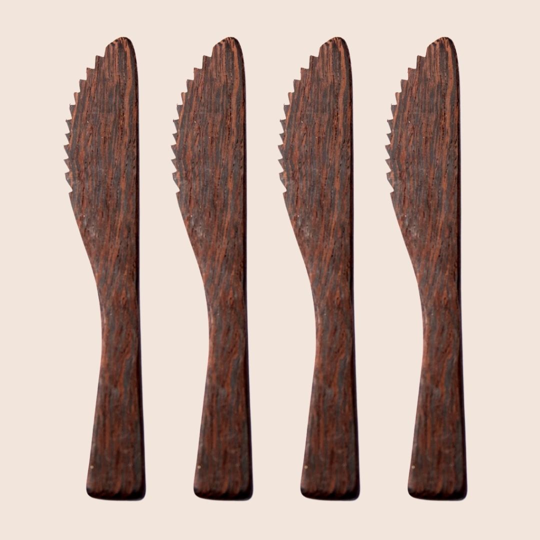 Wholesale Wooden Palm Knives - Set of 25