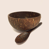 Natural Coconut Bowl + Spoon Set